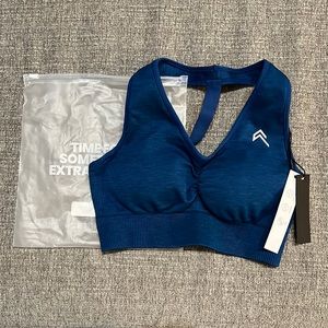 Oner Active Petrol Blue v-next bralette NWT